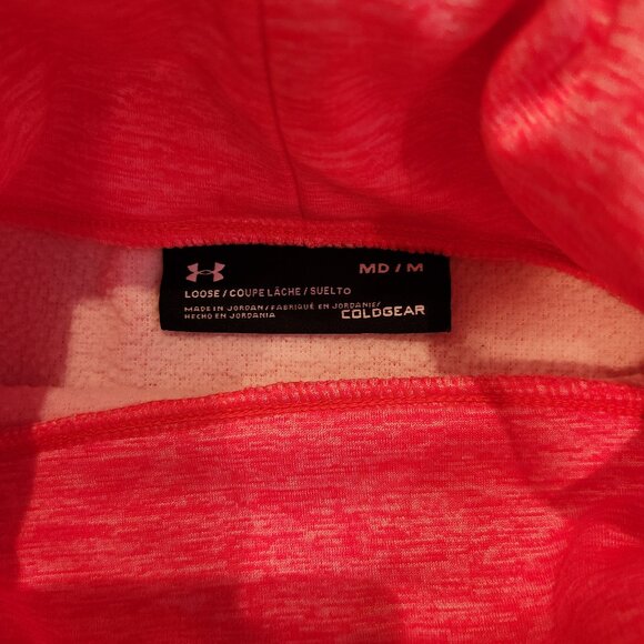 Women's Under Armour Sweatshirt – Size M, Bright PINK - Picture 3 of 5